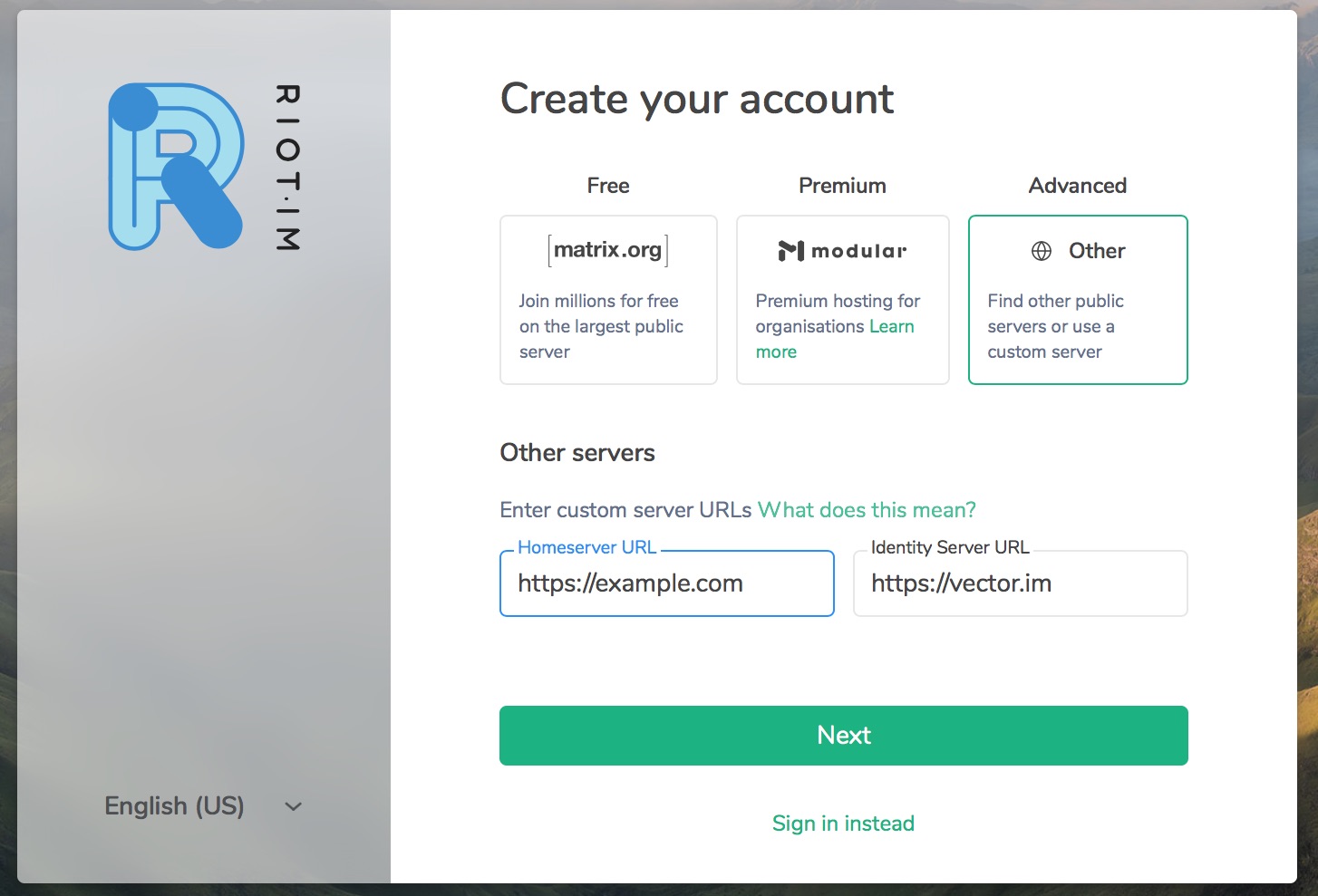 create-matrix-account-1